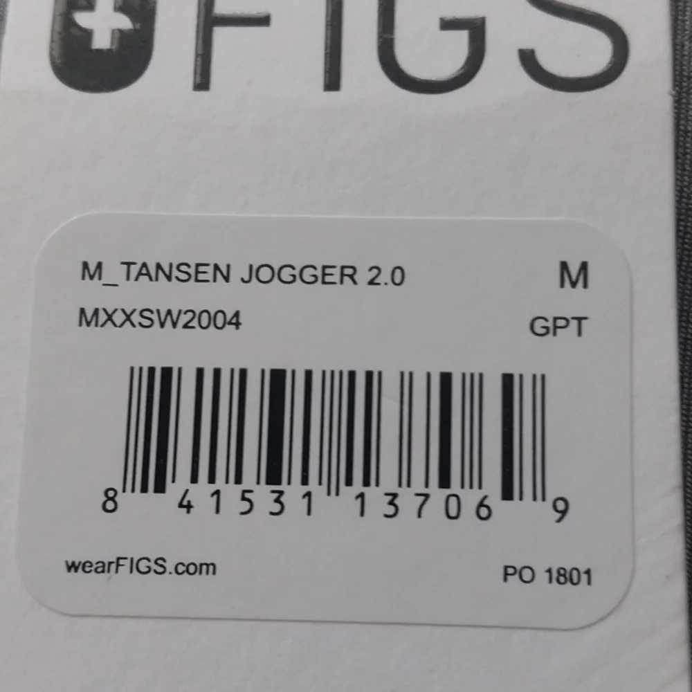 Figs Scrubs Tansen Jogger Graphite Gray Medium Men's nwt